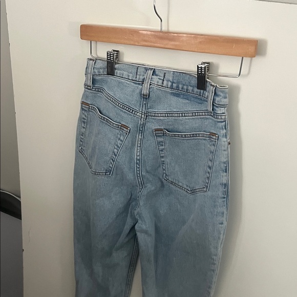 Abercrombie & Fitch The 90s Slim Straight Ultra High Rise Jeans Vintage Denim - Picture 7 of 8